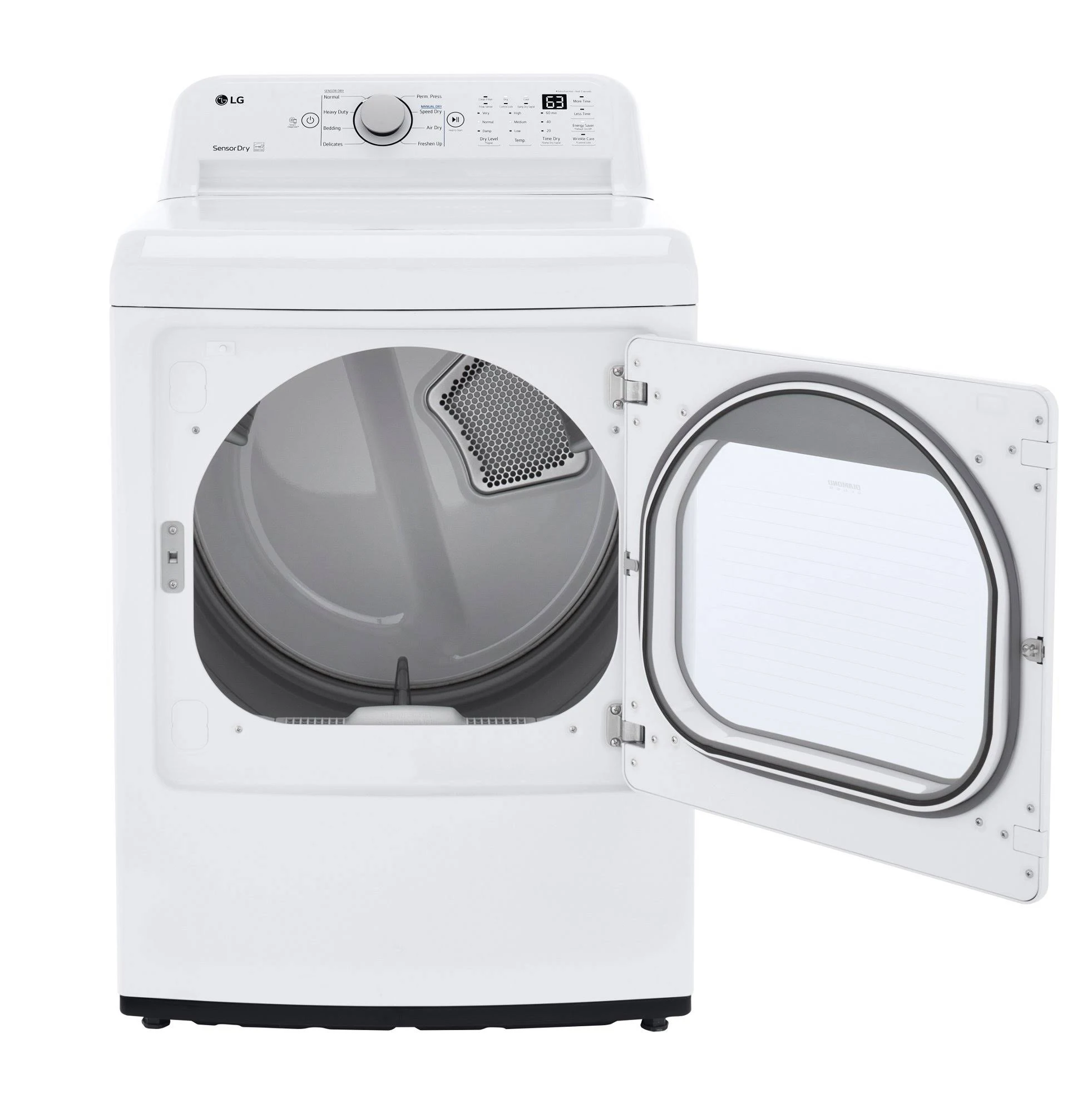 LG 每 7.3 Cu ft Electric Dryer with Sensor Dry 每 White