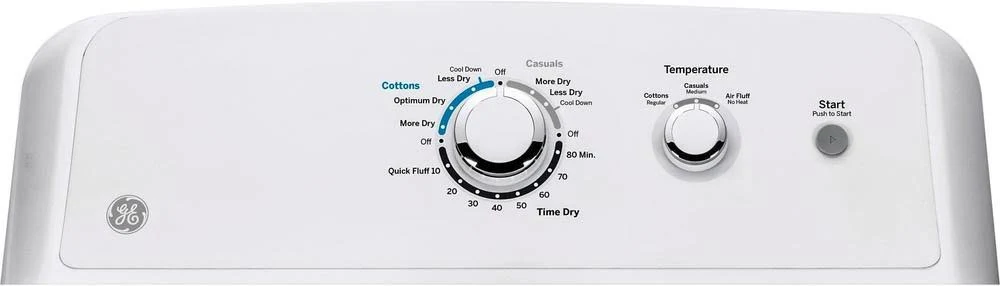 GE GTD33EASKWW 7.2 Cu. ft. Electric Dryer 每 White