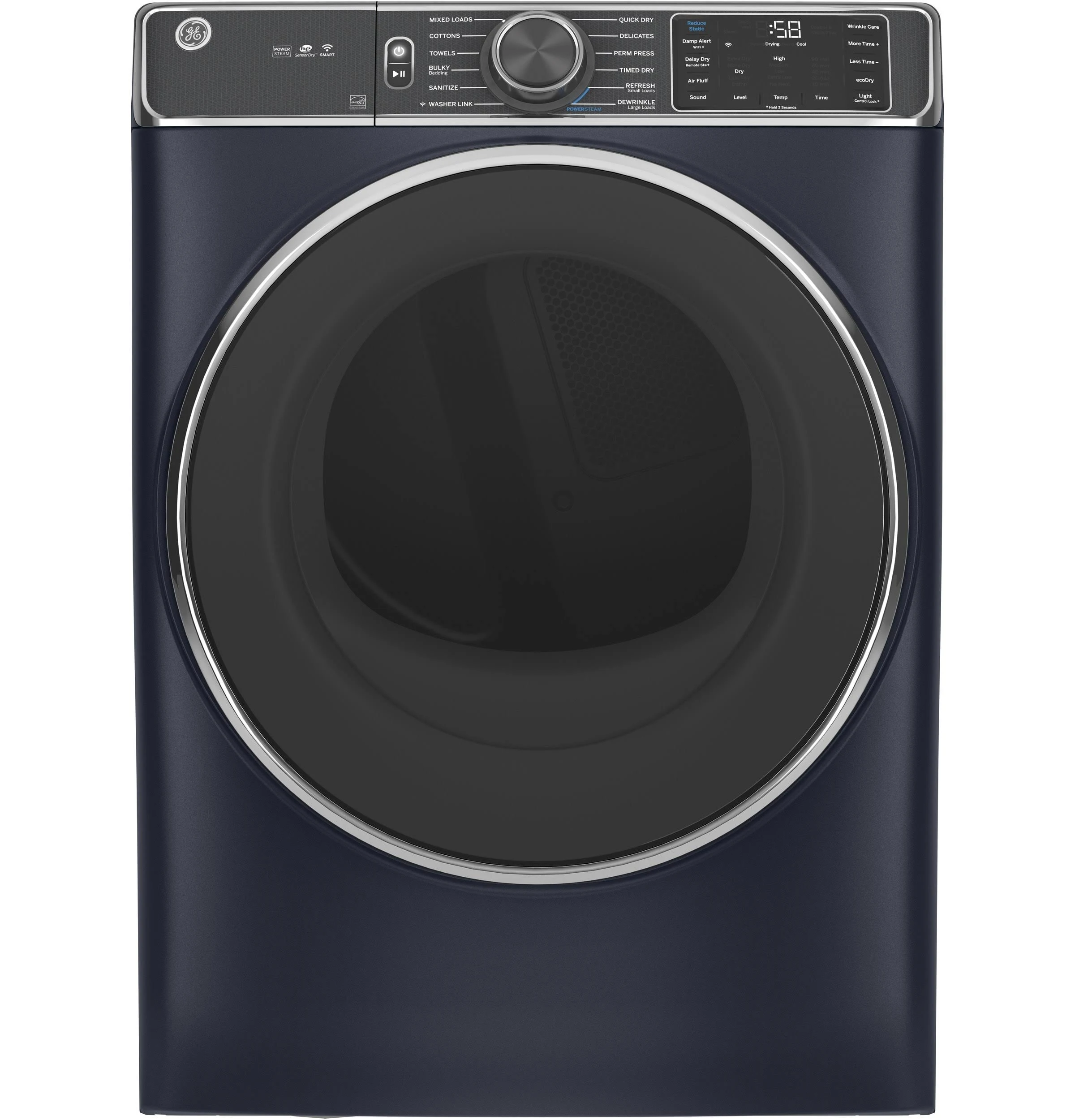 GE GFD85ESPNRS 7.8 Cu. ft. Sapphire Blue Electric Smart Dryer