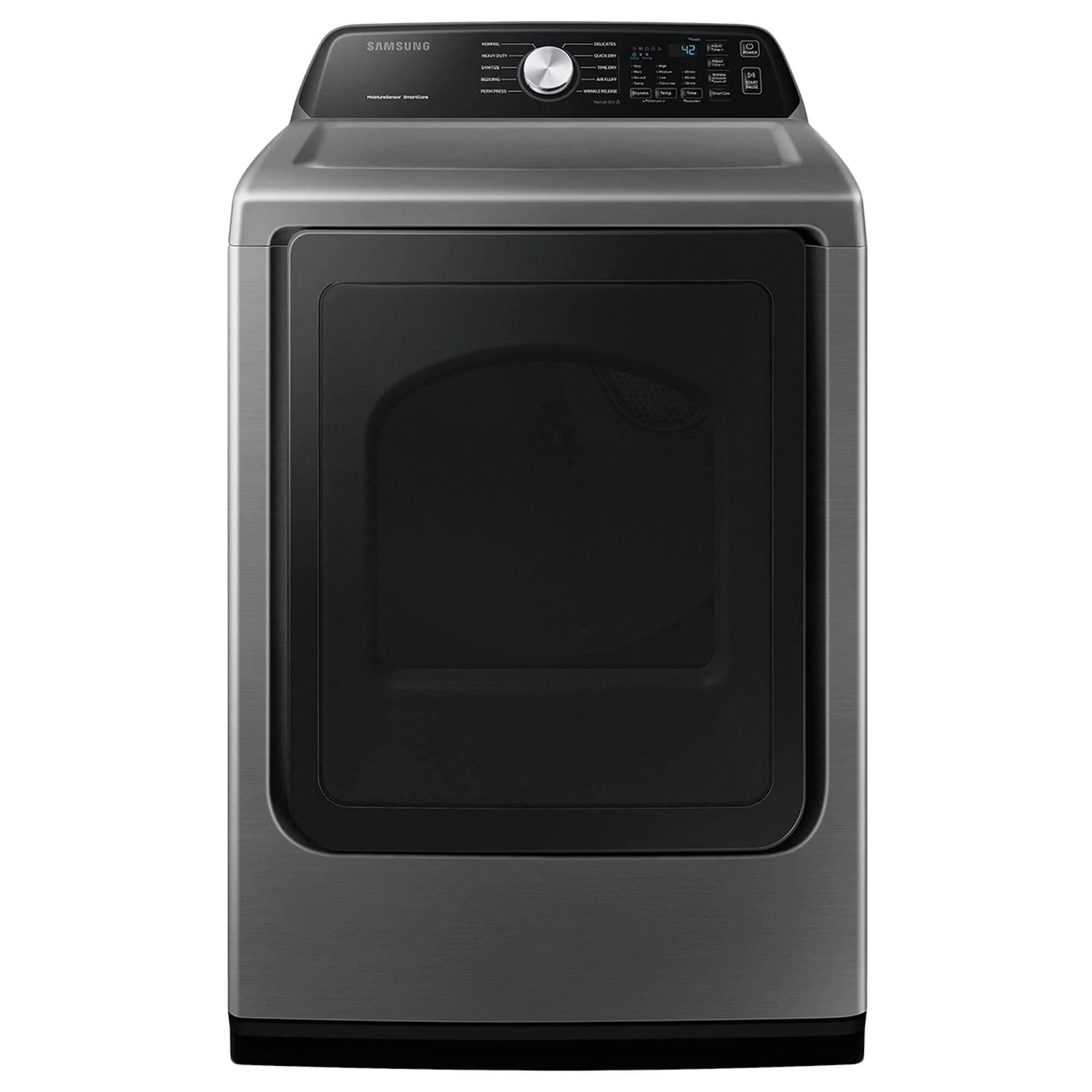 DVE45T3400P Samsung 27∪ 7.4 Cu ft Electric Dryer with Sensor Dry 每 Platinum