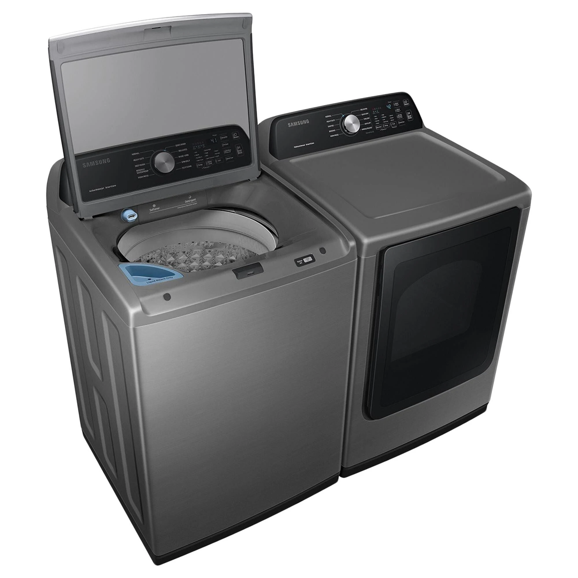 DVE45T3400P Samsung 27∪ 7.4 Cu ft Electric Dryer with Sensor Dry 每 Platinum