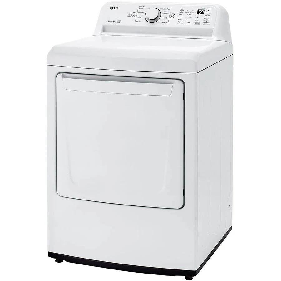 DLG7001W LG 7.3 Cu. ft. Ultra Large Capacity Gas Dryer with Sensor Dry