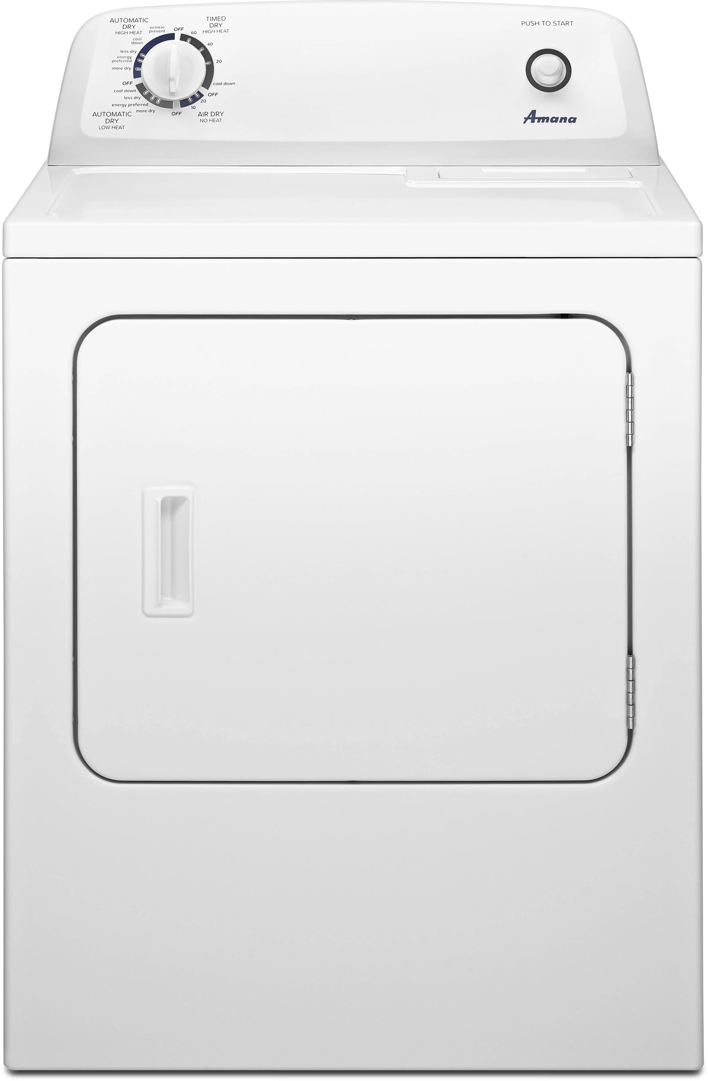 Amana 6.5 cu. ft. Electric Dryer with Wrinkle Prevent Option NED4655EW 每 White