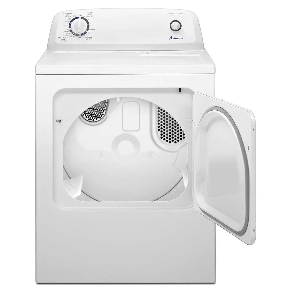 Amana 6.5 cu. ft. Electric Dryer with Wrinkle Prevent Option NED4655EW 每 White