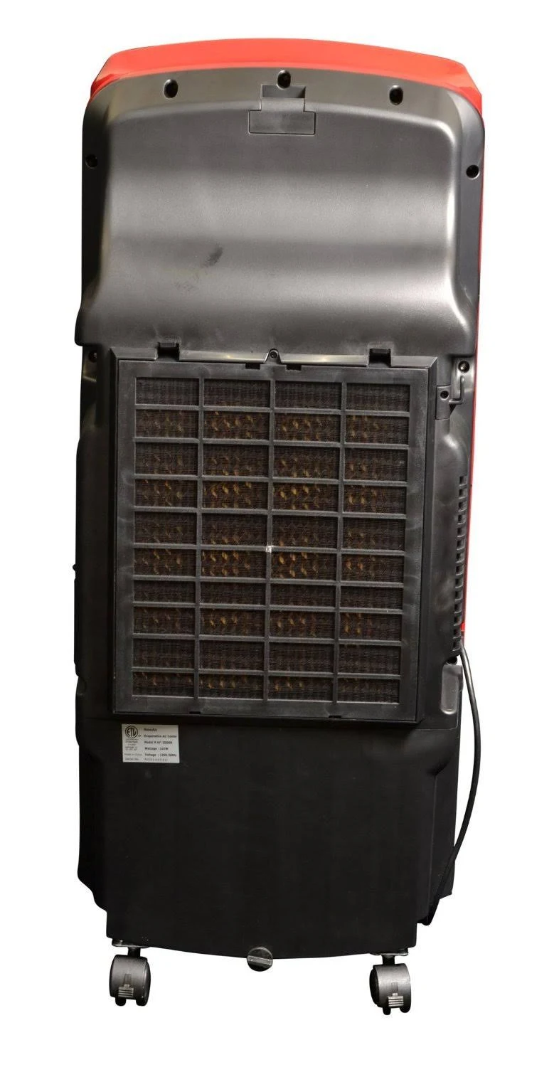 NewAir AF-1000R 1071 CFM Portable Evaporative Cooler, Red/Black