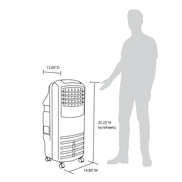 NewAir 每 Portable Evaporative Cooler 每 White