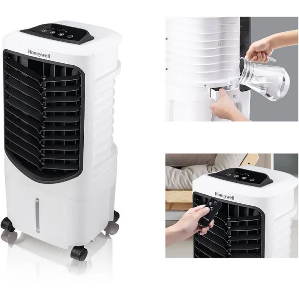 Honeywell Indoor Portable Evaporative Air Cooler 每 White TC09PEU