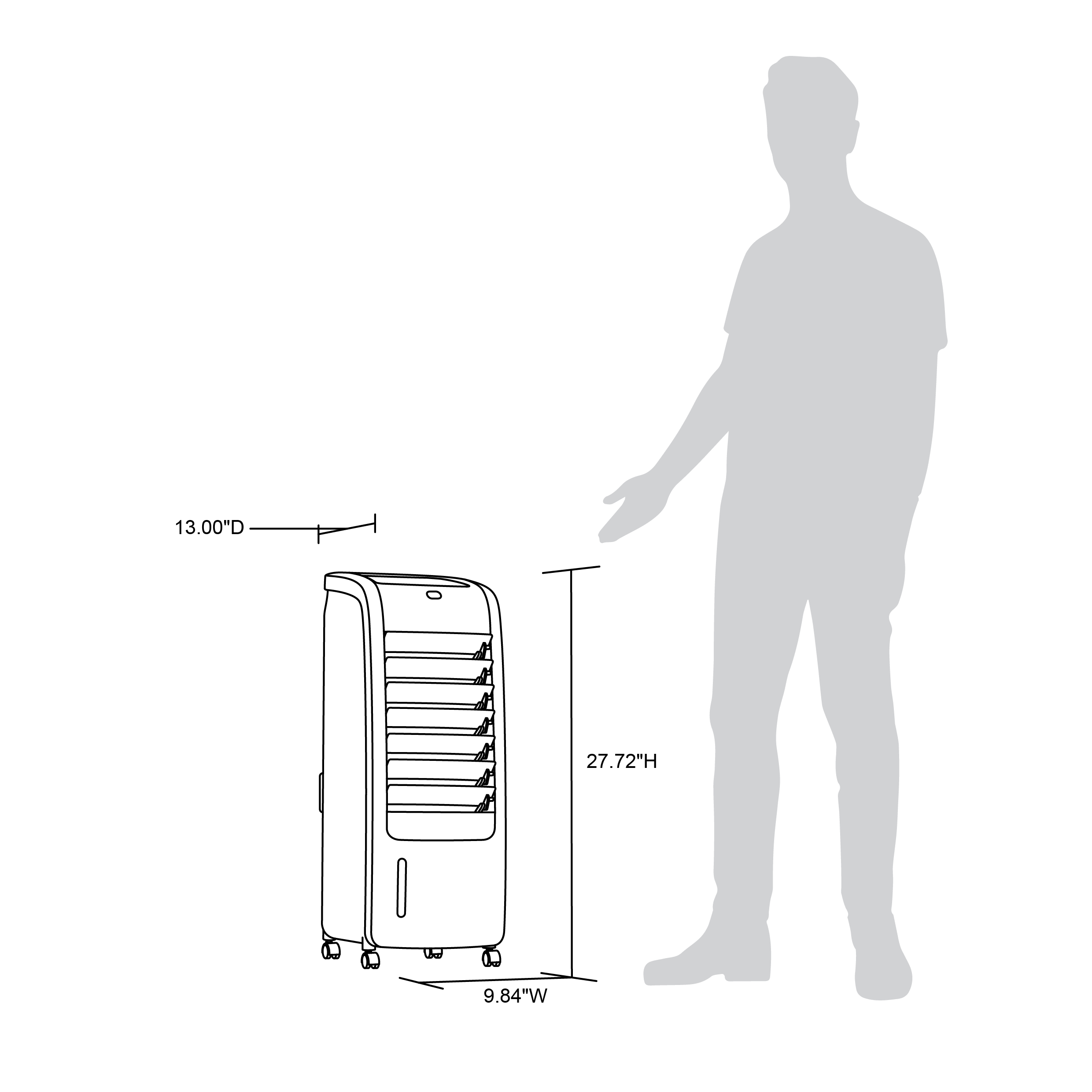 Frigidaire 每 373 CFM 2-in-1 Evaporative Cooler and Heater 每 White