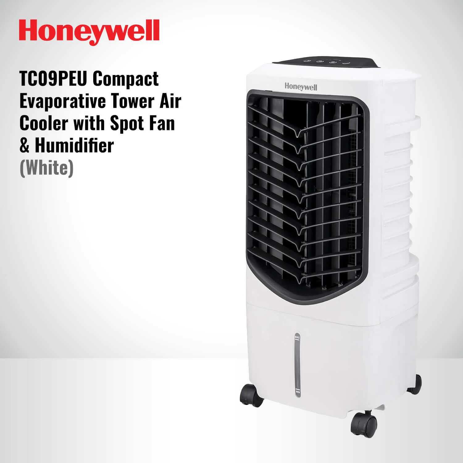 Honeywell Indoor Portable Evaporative Air Cooler 每 White TC09PEU