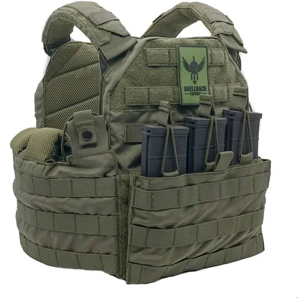 Shellback Tactical SF Plate Carrier, Ranger Green / X-Large