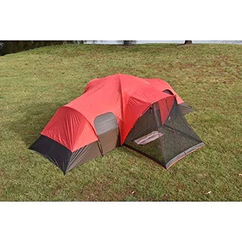 Ozark Trail Family Cabin Tent (Red/Black, 10 Person)