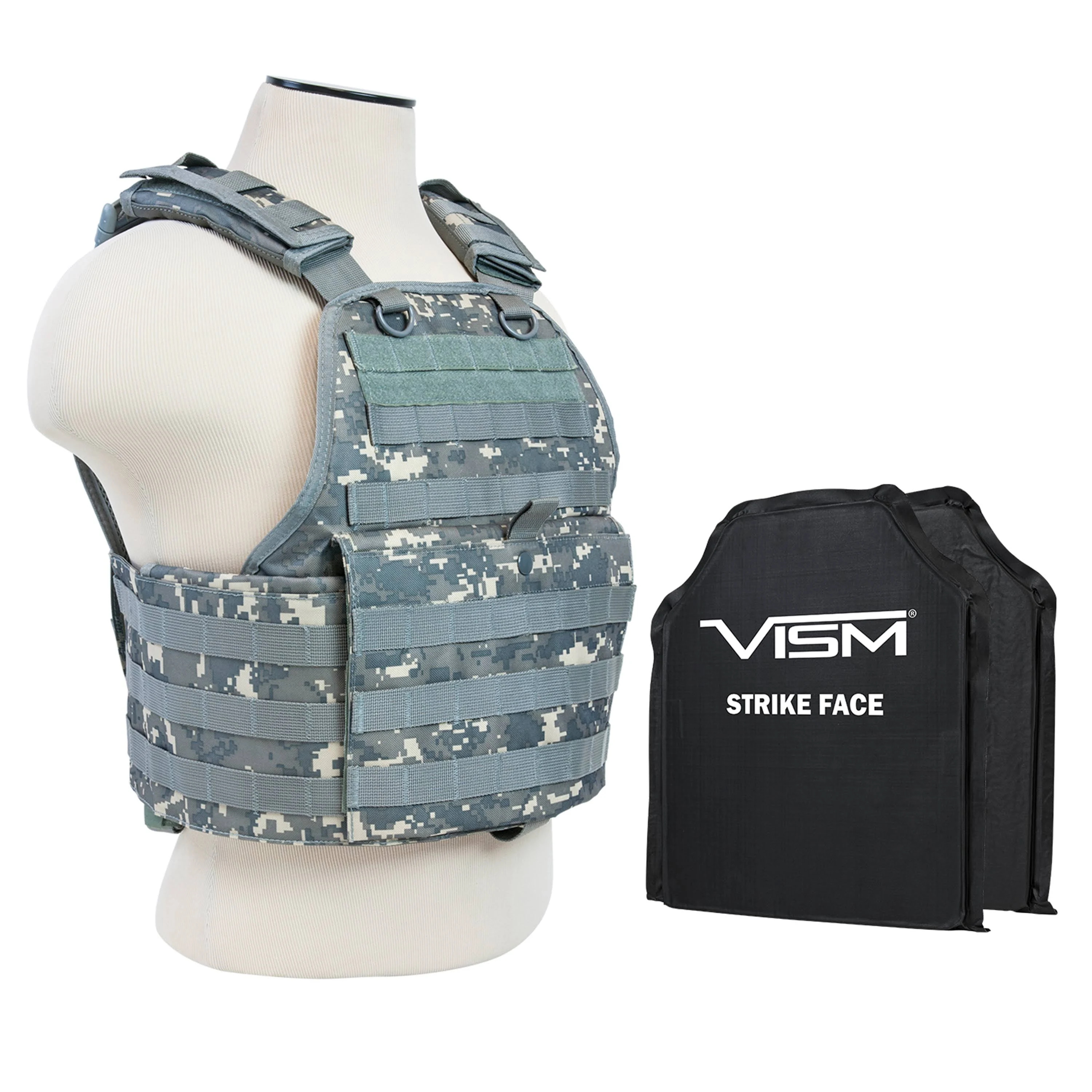 NcSTAR Plate Carrier Vest, 2 10″X12″/Digtal Camo