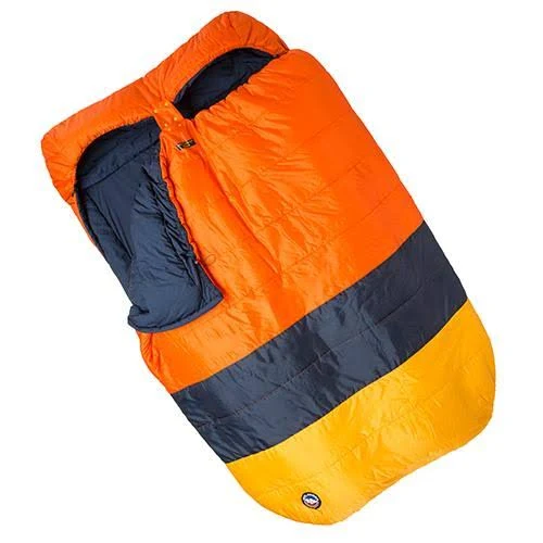 Big Agnes Dream Island 15 Doublewide Sleeping Bag  C Orange/Navy/Yellow