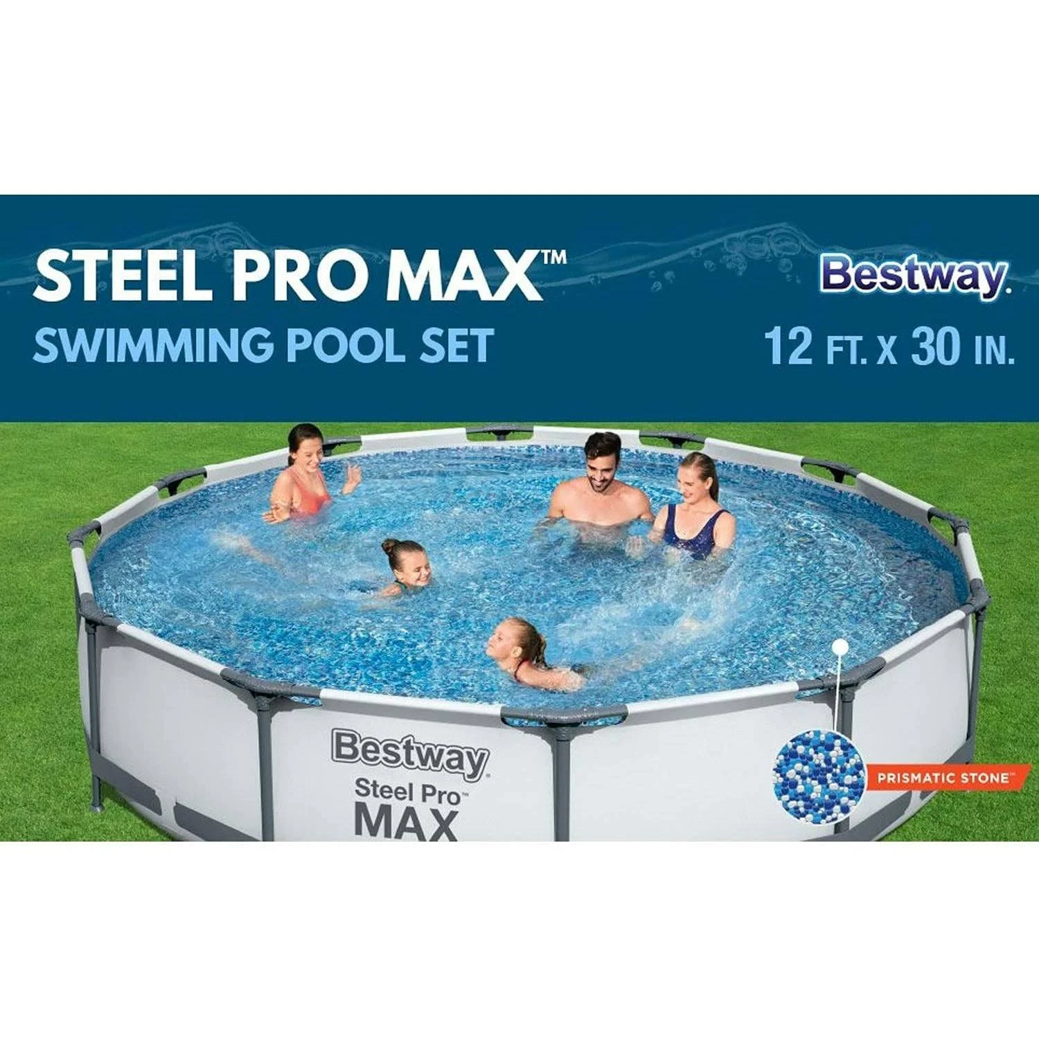 Bestway Steel Pro Max 12 Feet x 30 Inches Pool Set