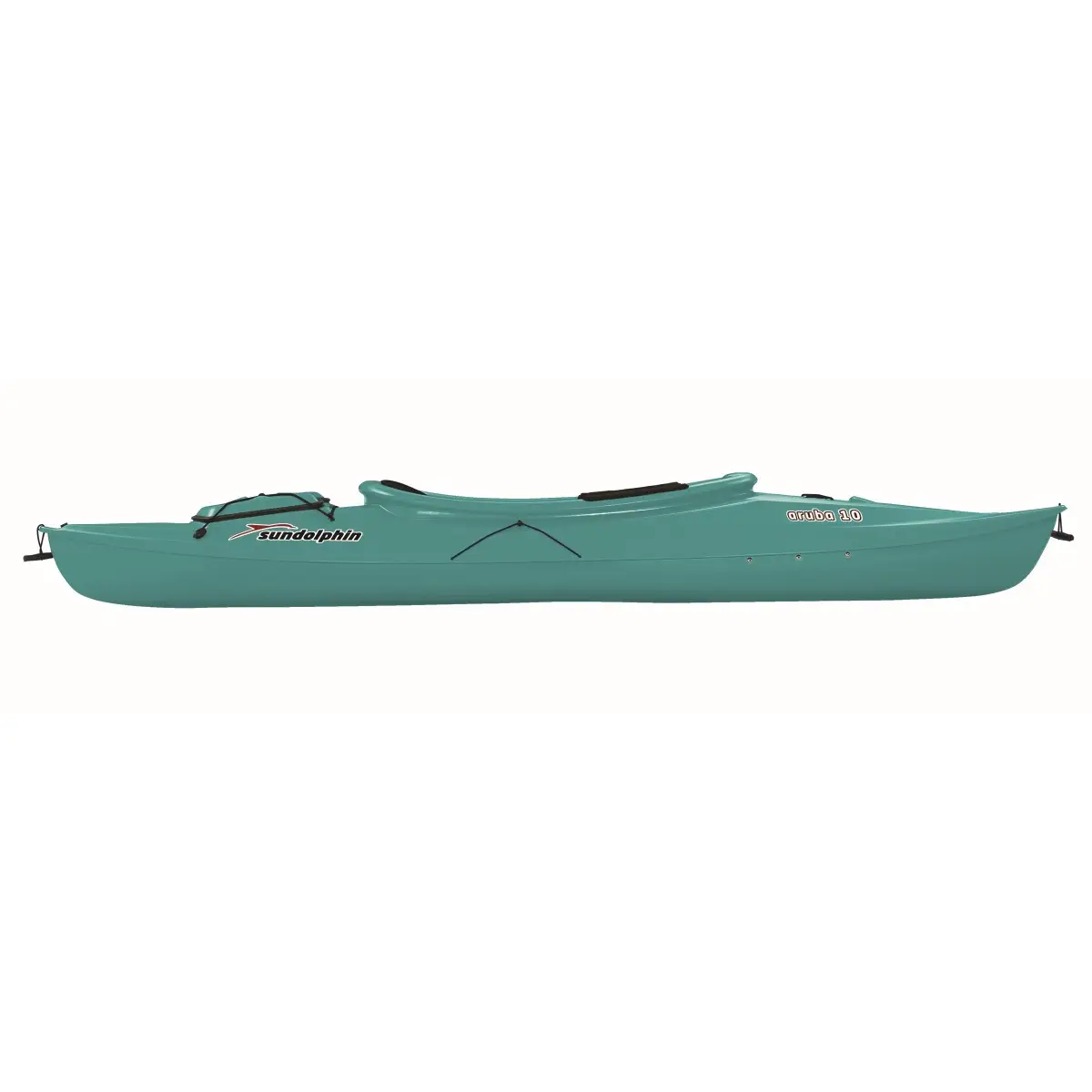 Sun Dolphin Aruba 10′ Sit in Kayak Jade, Paddle Included, Green