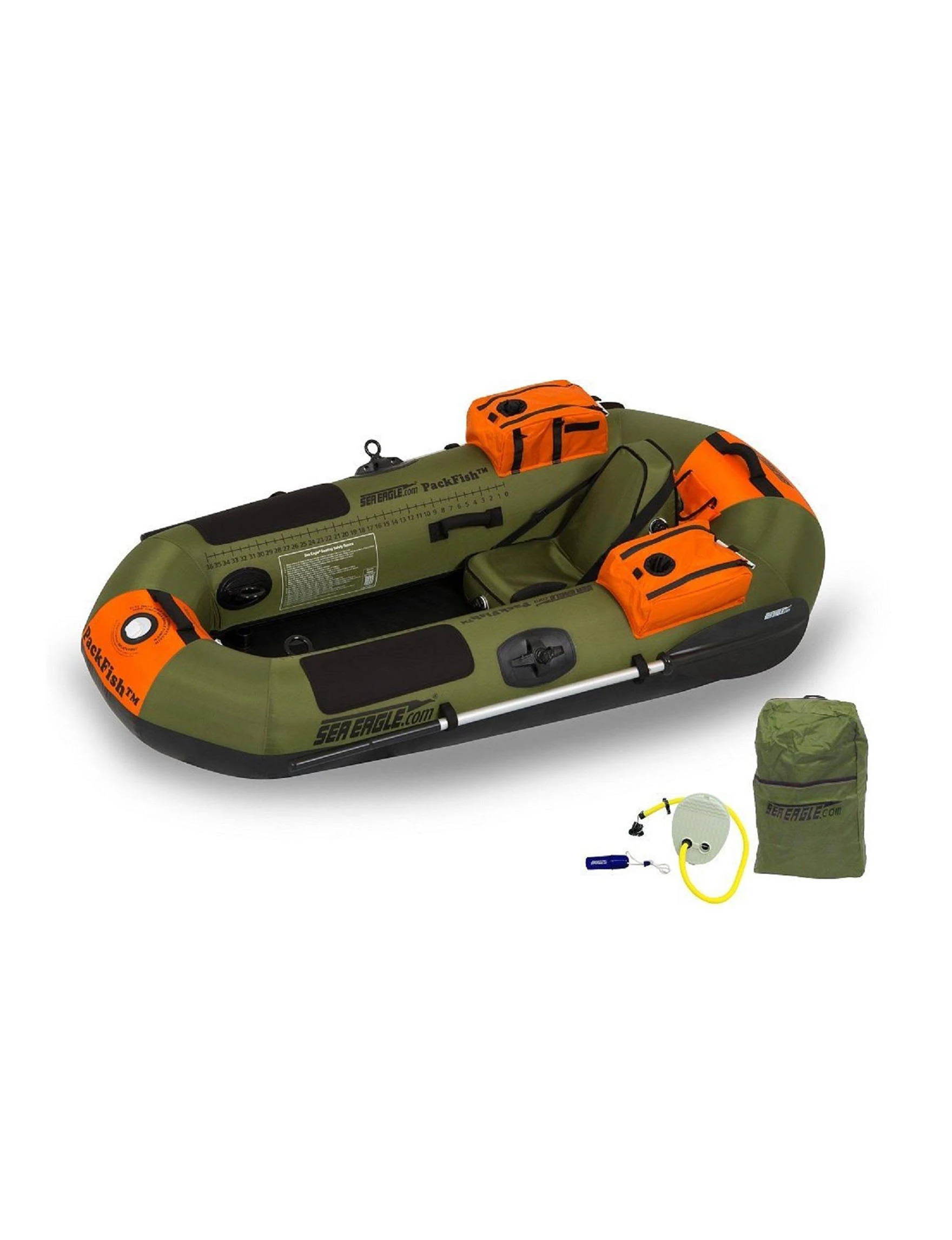 Sea Eagle PackFish7 Inflatable Fishing Boat Deluxe
