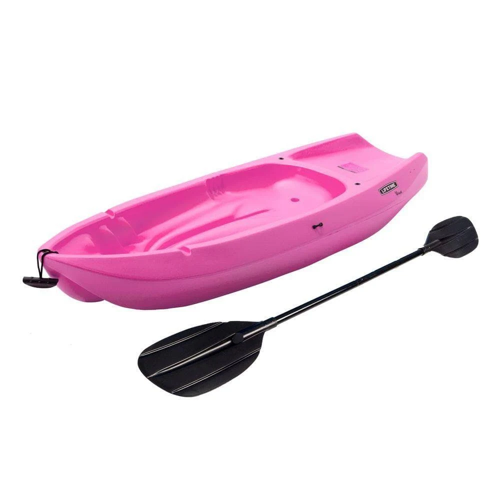 Lifetime Wave 6′ Youth Kayak with Paddle, Pink