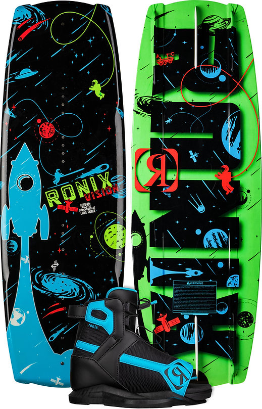 2022 Ronix Vision Wakeboard + Vision Boots Package