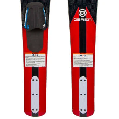 O’Brien Vortex Combo Water Skis, Red