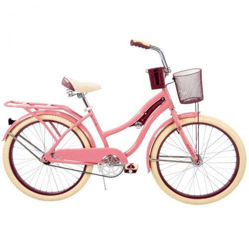 Huffy 24 nel Lusso Girls' Cruiser Bike, Pink