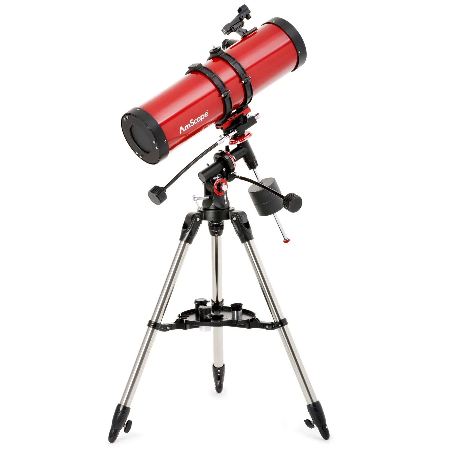 AmScope, TLS-PEQ-130650 每 Refractor EQ Telescope, 130mm Aperture