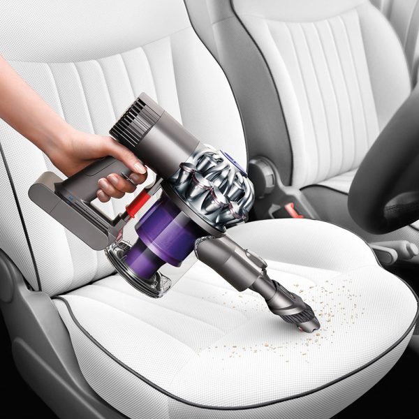 Dyson - V6 Trigger Bagless Cordless Handheld Vacuum - Nickel/Purple