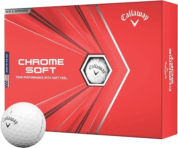 Callaway Golf Balls, Chrome Soft, Premium - 12 golf balls