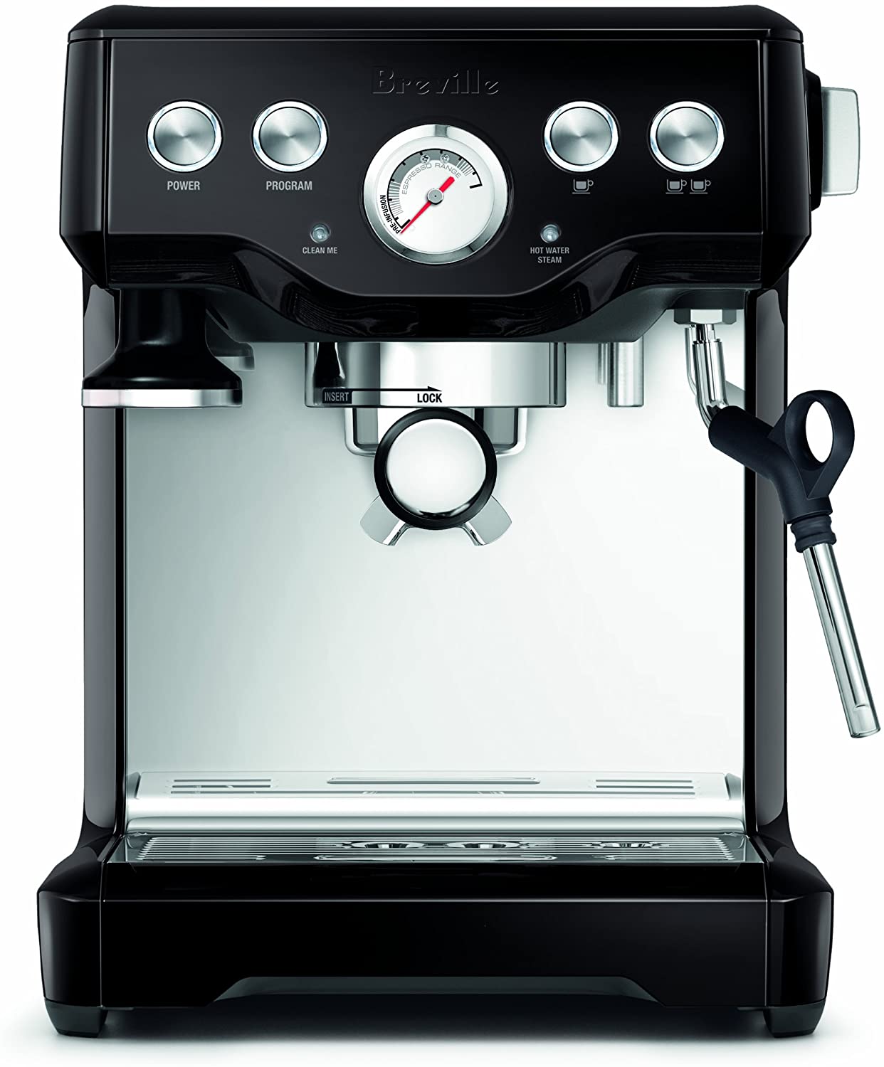 Breville BES840BSXL Infuser Espresso Machine, Black Sesame