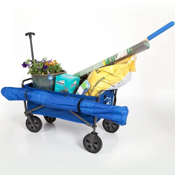 LoweĄŻs Folding Yard Cart Rubber in Blue | 2560886