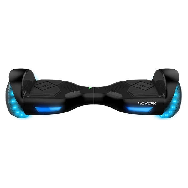 Hover-1 i-200 Hoverboard with Built-in Bluetooth Speaker, LED Headlights, LED Wheel Lights, 7 MPH Max Speed - Black