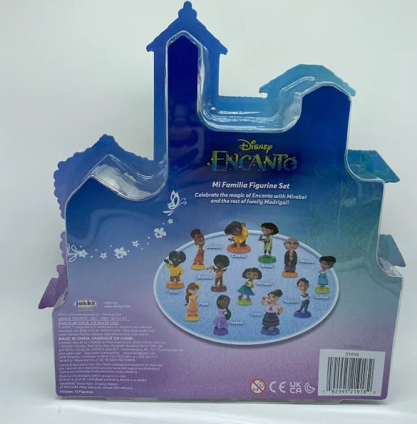 Disney Encanto Mi Familia Figurine Set, Includes All 12 Madrigal Family Members - Walmart Exclusive