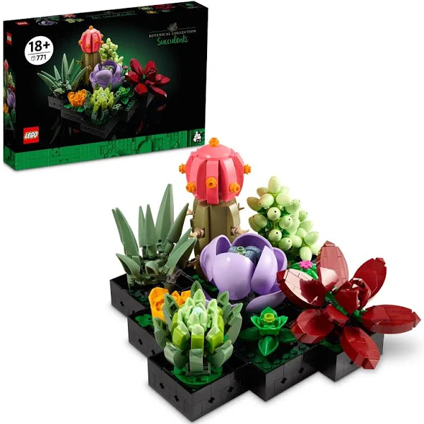 Lego Succulents 10309 Plant Decor Building Kit (771 Pieces)