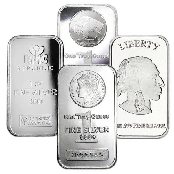 1 oz Silver Generic - .999 Fine Silver - Random