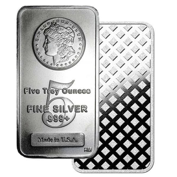 5 oz Silver Generic - .999 Fine Silver - Random