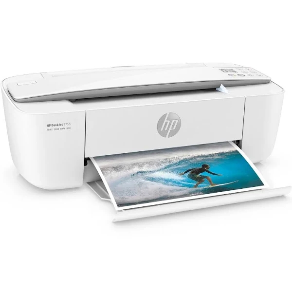 HP DeskJet 3755 All-in-One Inkjet Multifunction Printer - White