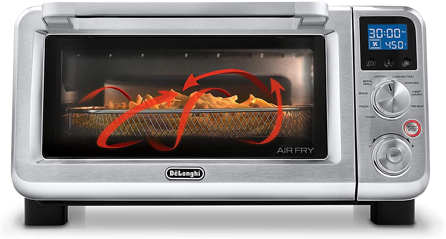 De'Longhi Livenza 9-in-1 Digital Air Fry Convection Toaster Oven, 14L