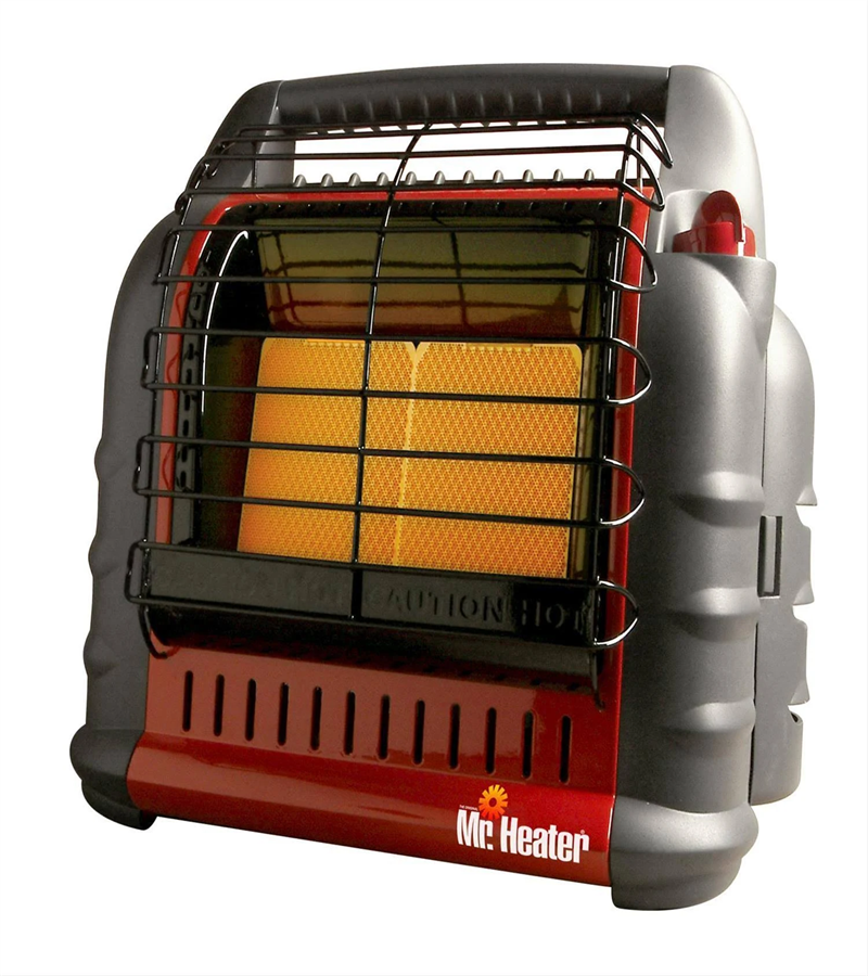 Mr. Heater Big Buddy Portable Heater, Gray/ Red