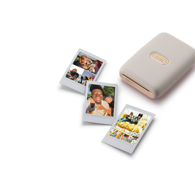 Fujifilm Instax Mini Link Smartphone Printer-Beige Gold