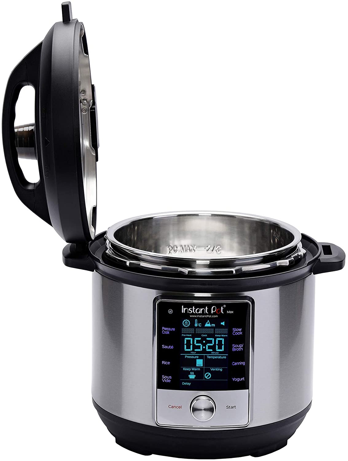 Instant Pot Max 6 Quart Multi-use Electric Pressure Cooker - Silver
