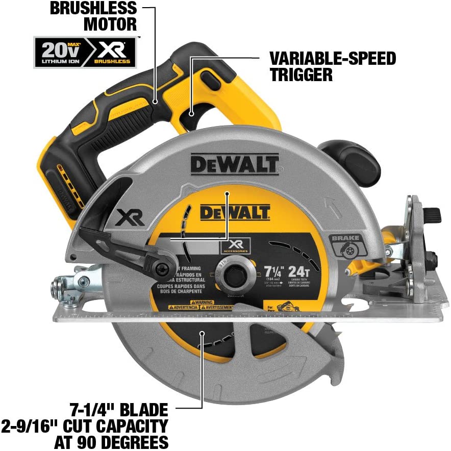 DEWALT 20V MAX XR Brushless Combo Kit, Compact 6-Tool (DCK684D2)