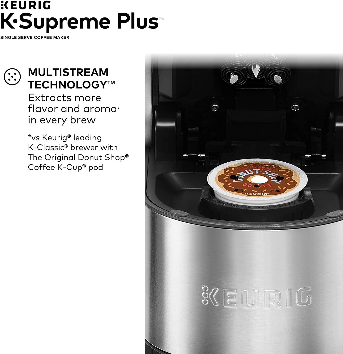 Keurig K-Supreme Plus SMART Coffee Maker - Stainless Steel