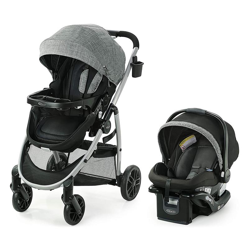 Graco Modes Pramette Travel System | Includes Baby Stroller with True Bassinet Mode