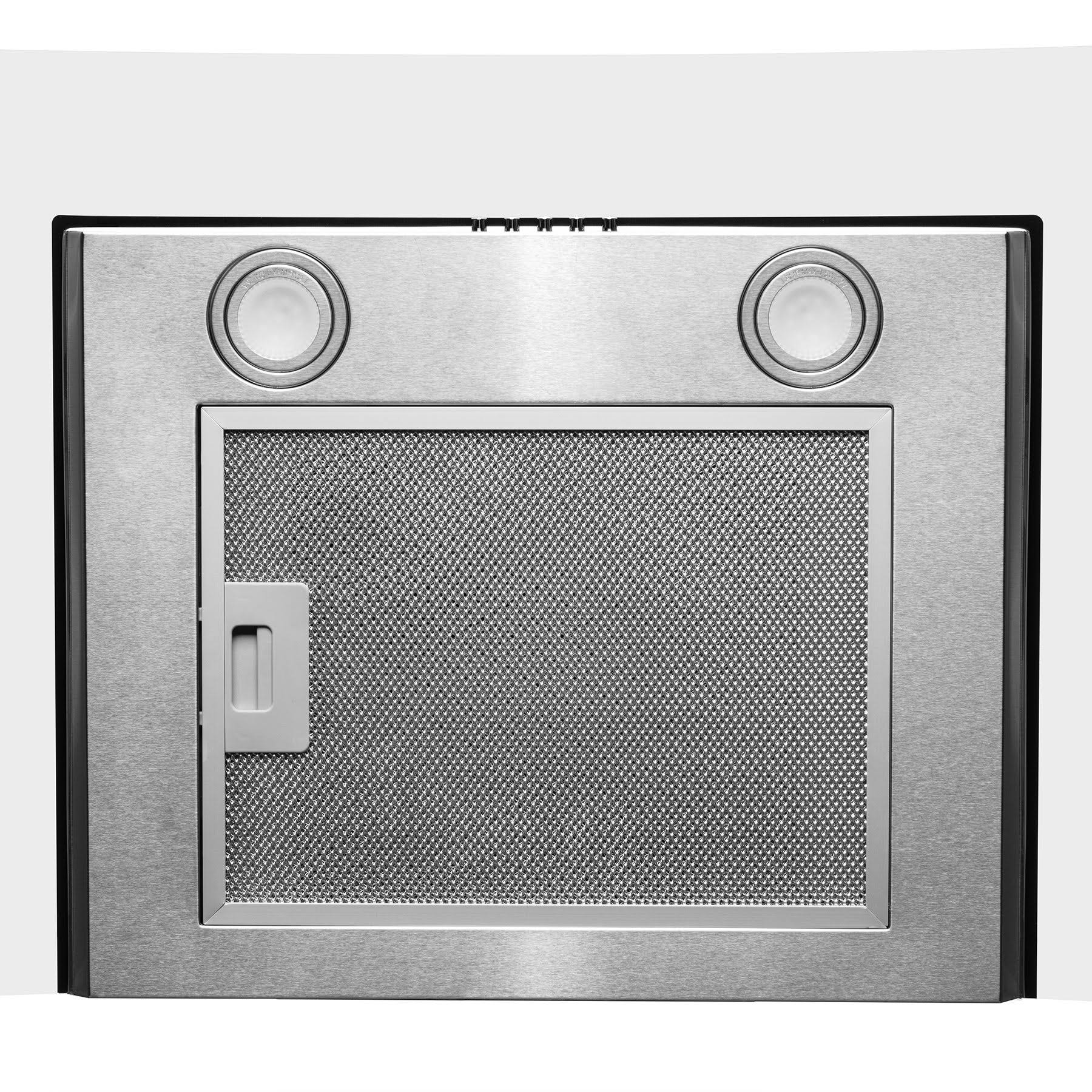 AKDY 30″ Wall Mount Stainless Steel Push Panel Kitchen Range Silver