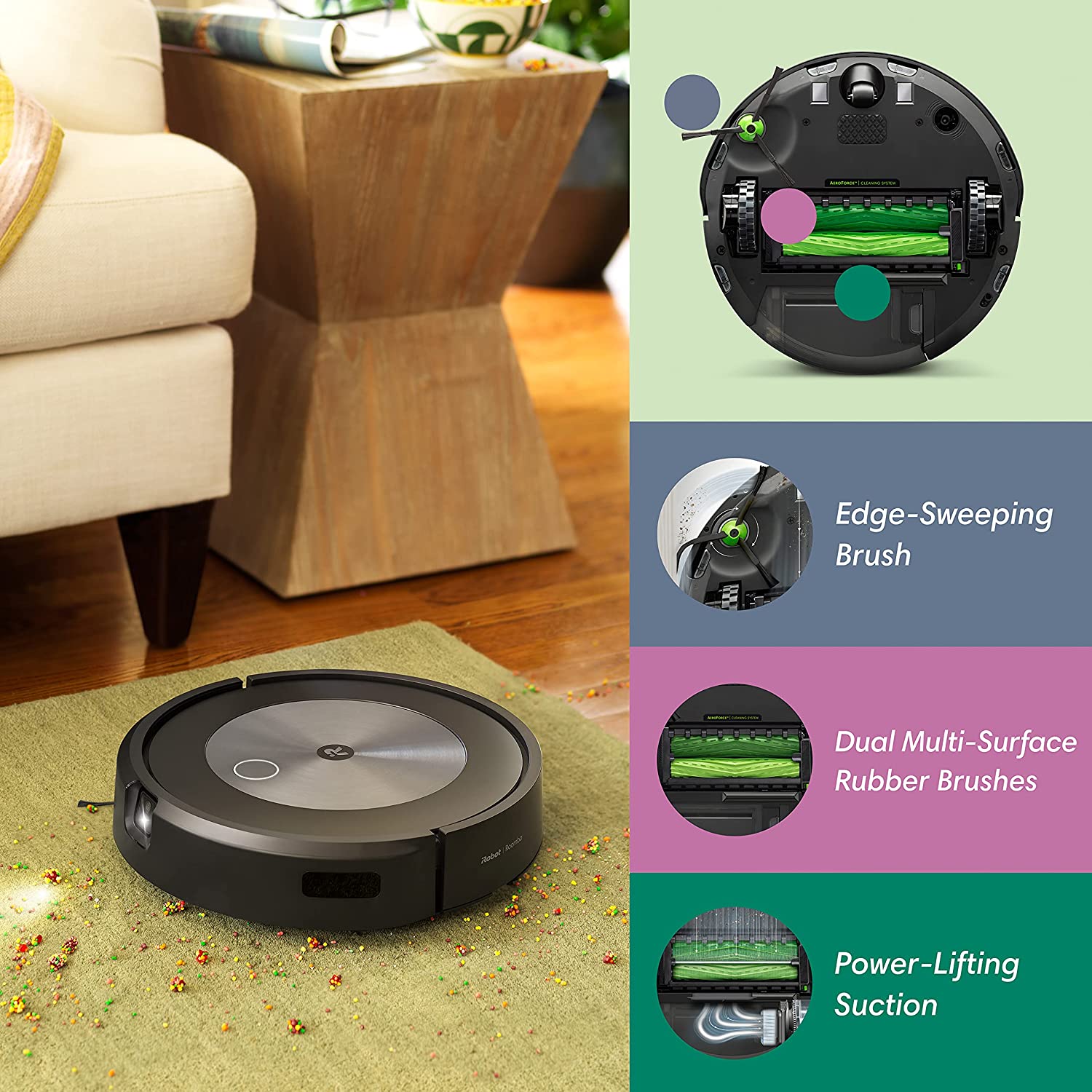 iRobot Roomba j7 7550 Self-Emptying Robot Vacuum