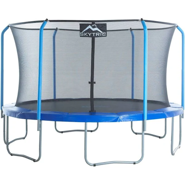 Upper Bounce Skytric 15 ft Trampoline with Top Ring Enclosure System