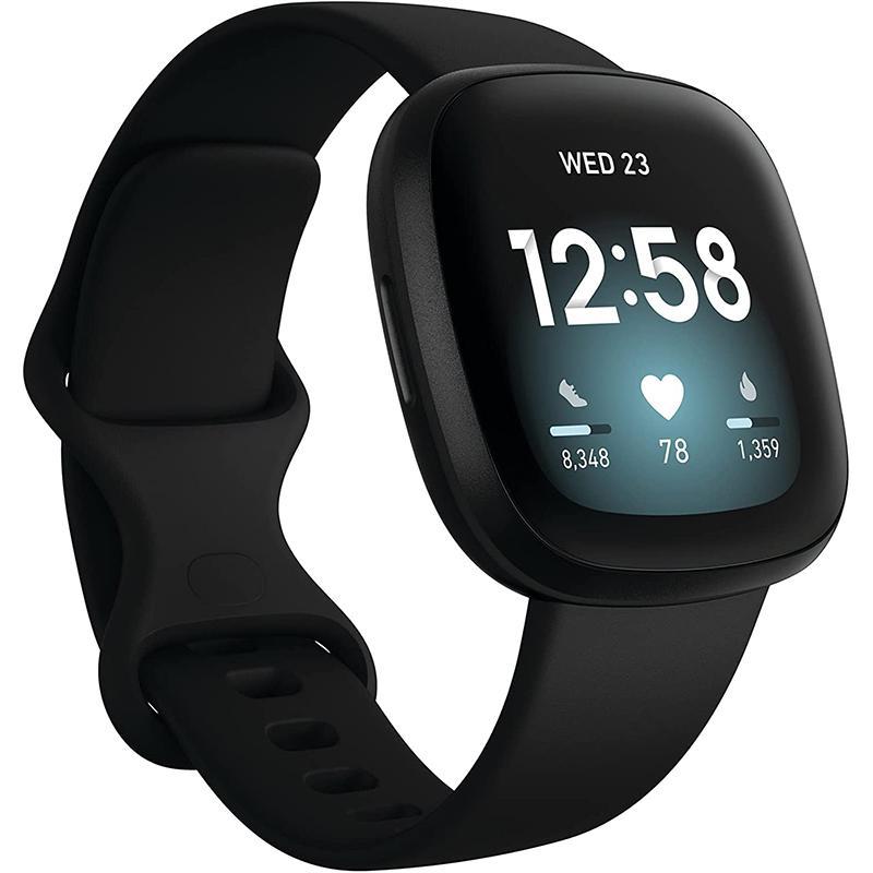 Fitbit Versa 3 Health & Fitness Smartwatch with GPS, 24-7 Heart Rate, Alexa Built-in