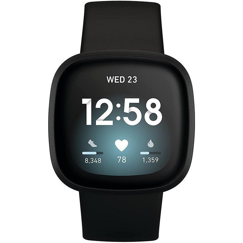 Fitbit Versa 3 Health & Fitness Smartwatch with GPS, 24-7 Heart Rate, Alexa Built-in