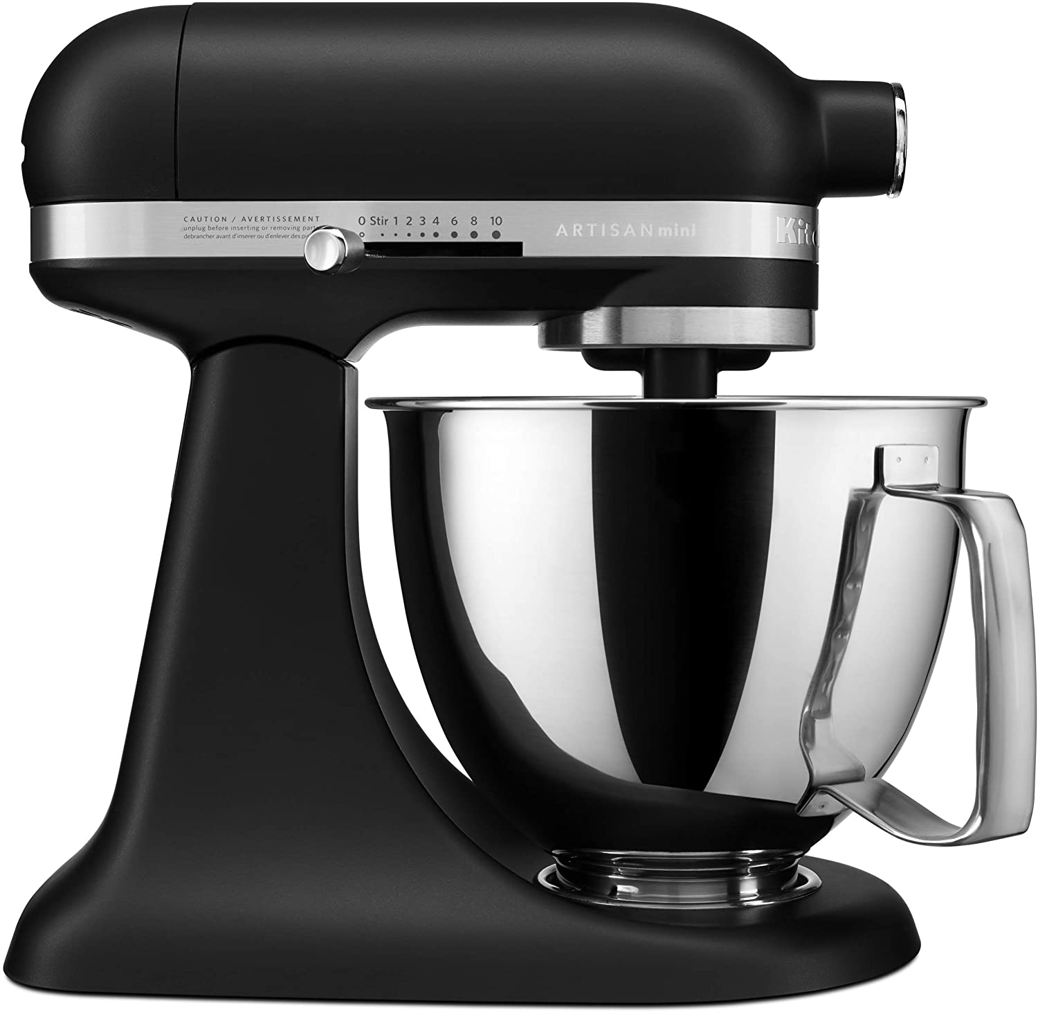 KitchenAid KSM3316XBM Artisan Mini Stand Mixers, 3.5 quart, Black Matte