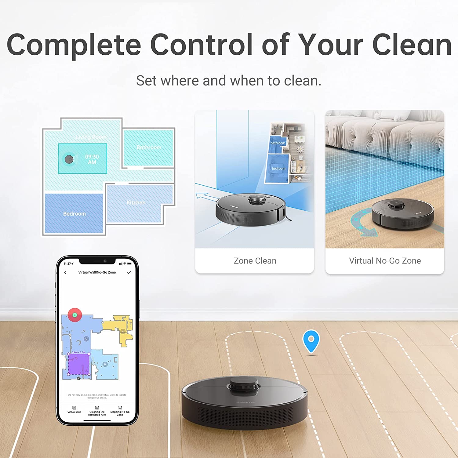 Dreametech Z10 Pro Robot Vacuum Cleaner