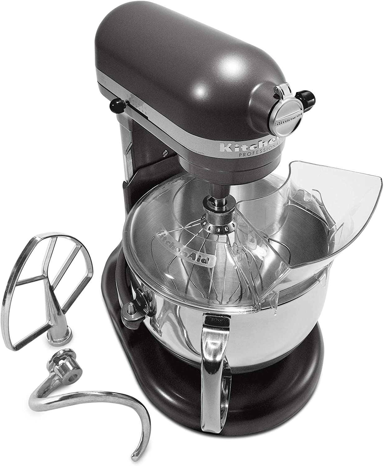 KitchenAid KP26M1XDP Professional 600 Series 6-Quart Stand Mixer, Dark Pewter